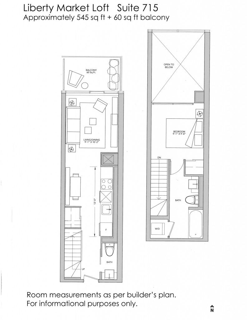 5 Hanna Ave 715 floor plan