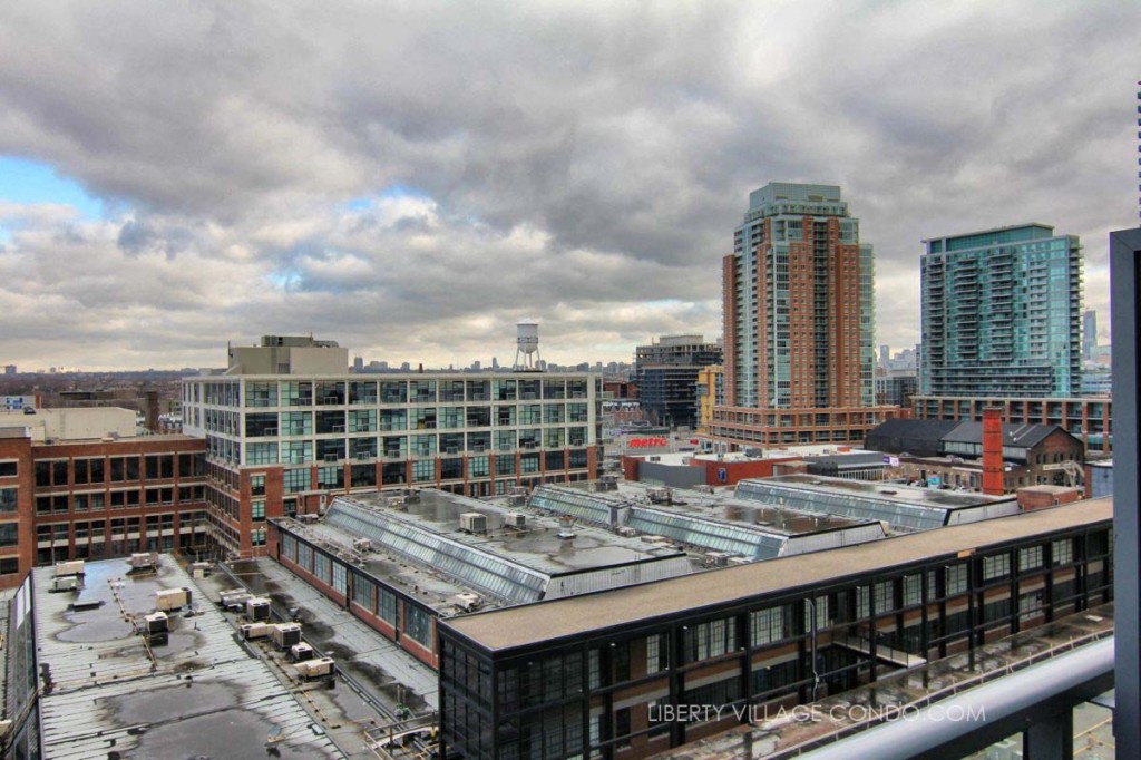 5 Hanna Ave north view overlooking Liberty Market building and Liberty Village