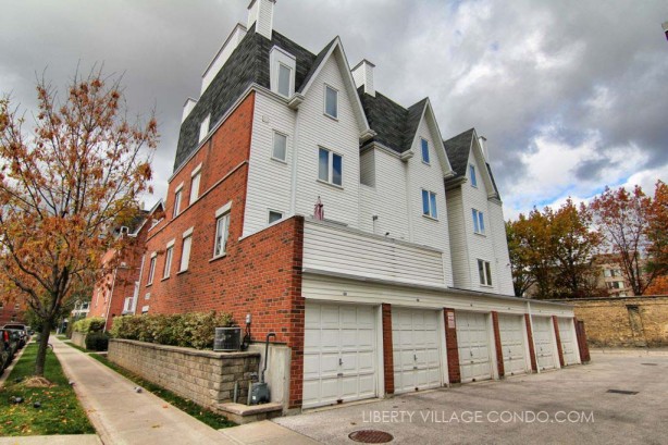 12 Sudbury St private garages attached to each townhome
