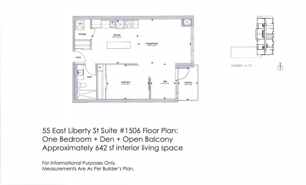 55 East Liberty St 1506 Floor Plan