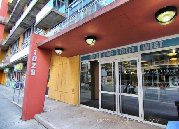 Electra Lofts 1029 King St W front entrance