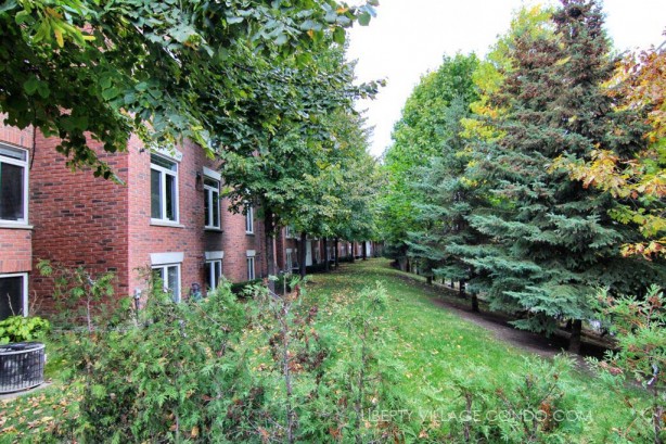 Greenspace behind sudbury st townhomes