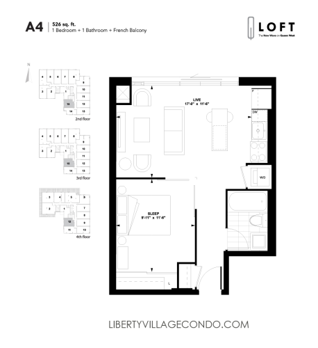 Q-Loft-floor-plan-1-bedroom-526-sq-ft-A4