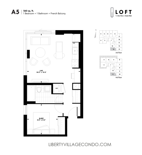 Q-Loft-floor-plan-1-bedroom-560-sq-ft-A5