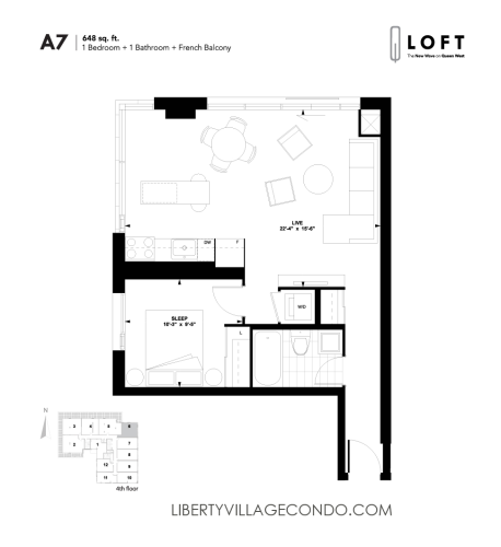 Q-Loft-floor-plan-1-bedroom-648-sq-ft-A7